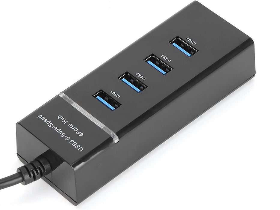 Hub USB cu 4 porturi USB 3.0 viteza transfer de pana la 5Gbps