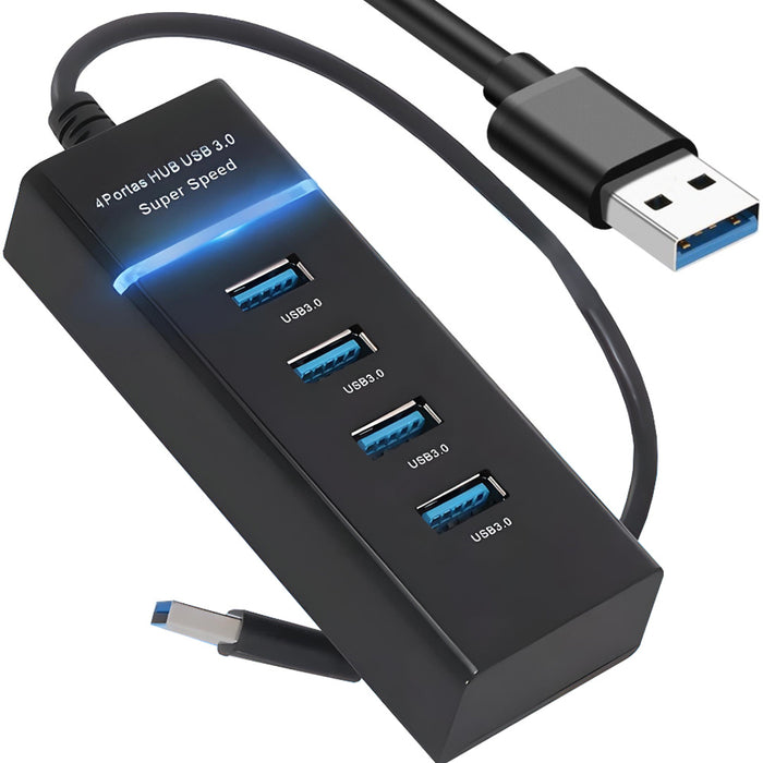 USB HUB 4 portos USB 3.0 sebességátvitel akár 5 Gbps -ig