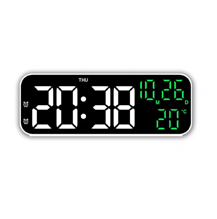 Ceas Digital Decorativ, cu Ecran Mare LED, cu Alarma si afisaj Temperatura, Timer, Data