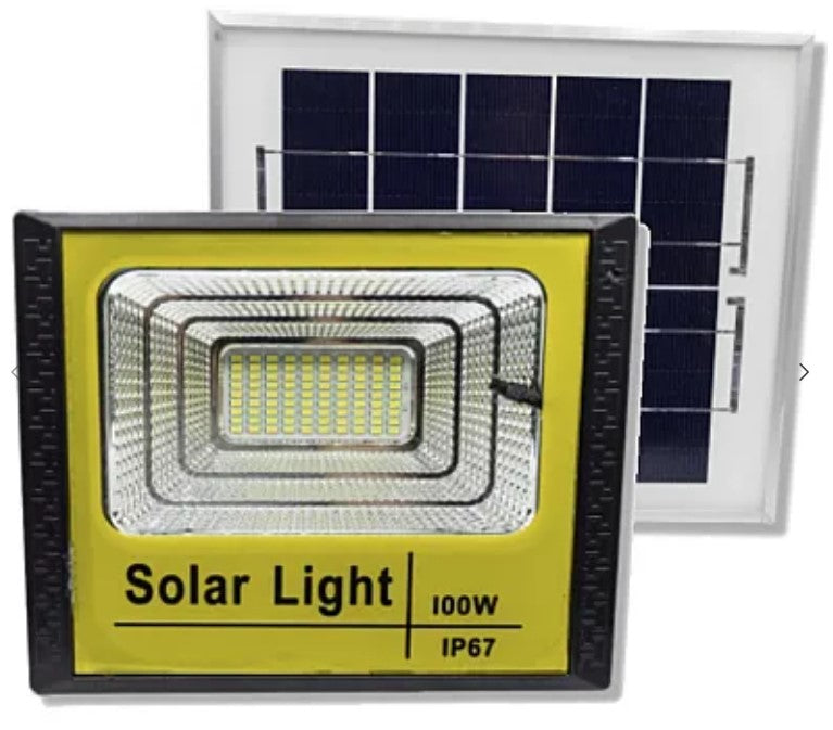 Kit Proiector TAI 200W 120LED cu Panou Solar Si Telecomanda