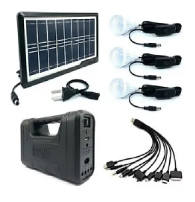 Kit Solar GDPlus GD-8080 portabil cu 3 becuri