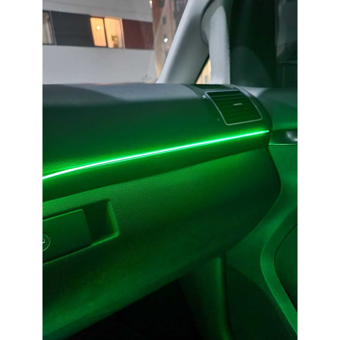 Kit Ambient Lights Auto, RGB, 18 σε 1, εύκαμπτο νήμα, εφαρμογή, Bluetooth και τηλεχειριστήριο