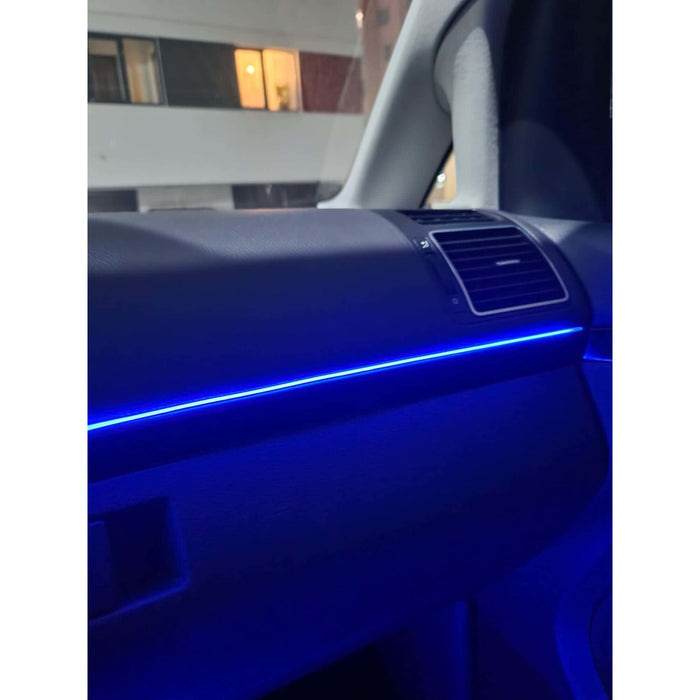 Kit Ambient Lights Auto, RGB, 18 σε 1, εύκαμπτο νήμα, εφαρμογή, Bluetooth και τηλεχειριστήριο