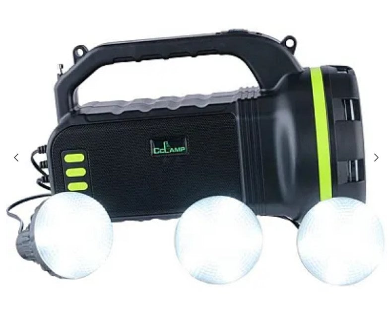 Solar Kit CL-18 rádióval és lámpákkal 10W + 3 izzók