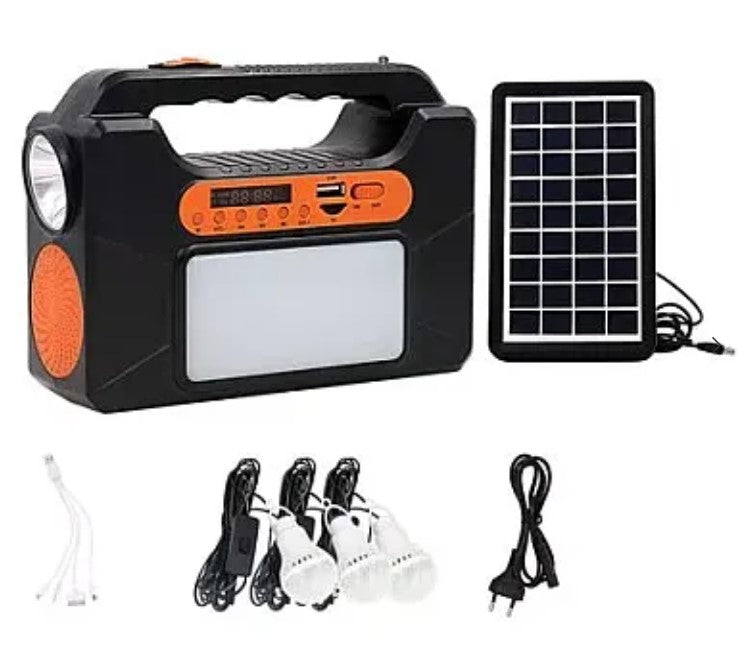 Kit solar EP-393 cu Radio si 3 becuri