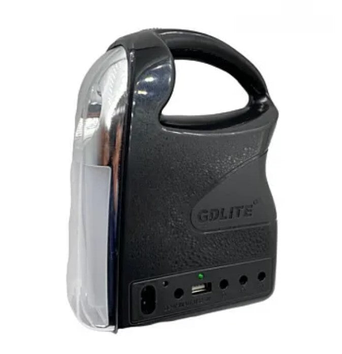 Kit solar GDLITE GD-7 PREMIUM 3 becuri, lanterna inclusa + usb incarcare