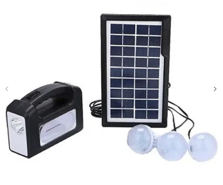 Kit solar GDplus GD-7 3 becuri lanterna inclusa