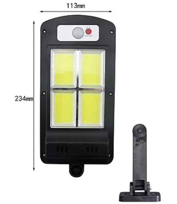 Ηλιακή λάμπα 128 LED COB, 4500lm, για εξωτερικό