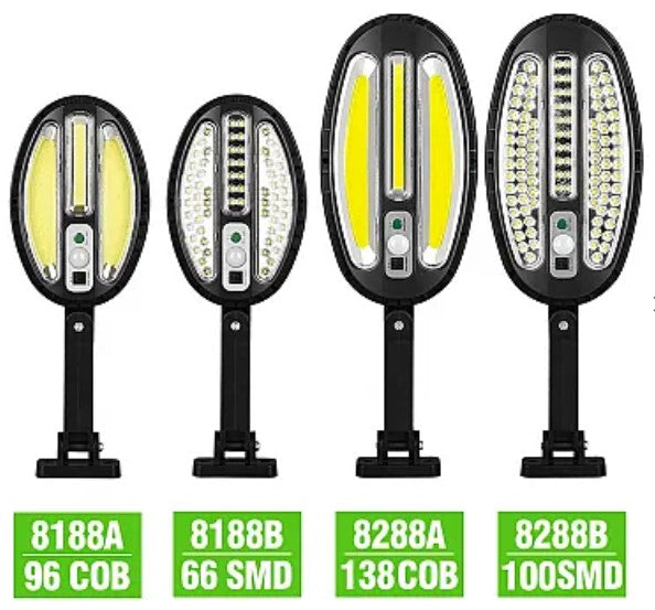 Слънчева лампа HB-8188B с 66LED SMD сензор, монтаж на стена, за екстериор