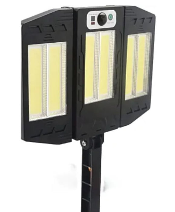 Ηλιακή λάμπα Tripla 6 LED COB με αισθητήρα κίνησης, τηλεχειριστήριο, για εξωτερικό