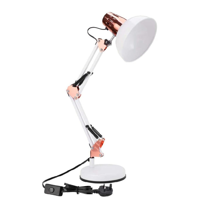 Lampa de birou cu brat oscilant, reglabil, 63cm inaltime, E27, maxim 60W