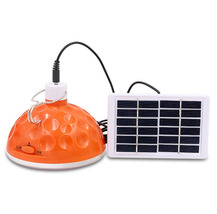 Solar Lamp RGB EP 021 LED akkumulátorral beépített 7W / 4W, fogasokkal, narancssárga