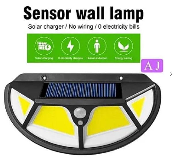 Lampa solara SH -122 LED COB cu senzor de miscare si lumina 3 moduri ILUMINARE