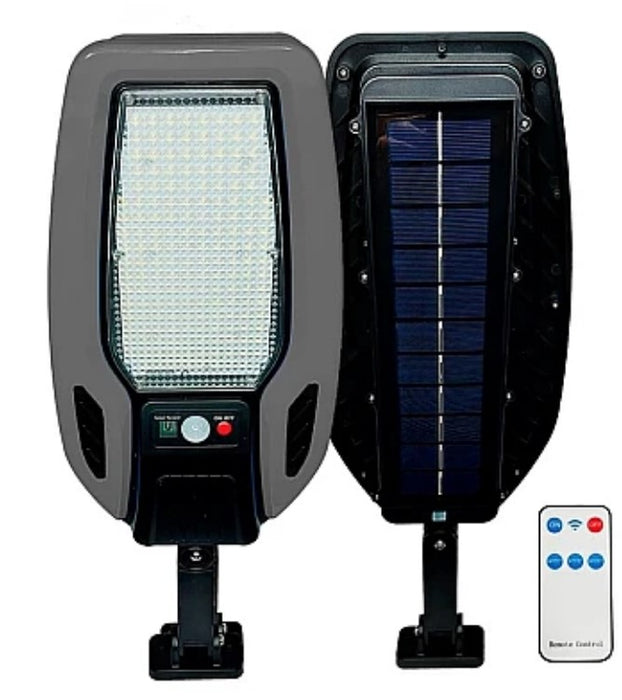 Lampă Solară de Inducție 60W cu 168 de LED-uri și Senzor de Mișcare 84106 si telecomanda