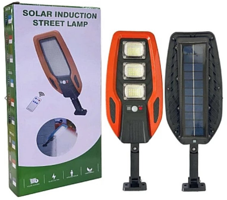 Lampă Solară de Inducție 60W cu 168 de LED-uri și Senzor de Mișcare 84106 si telecomanda