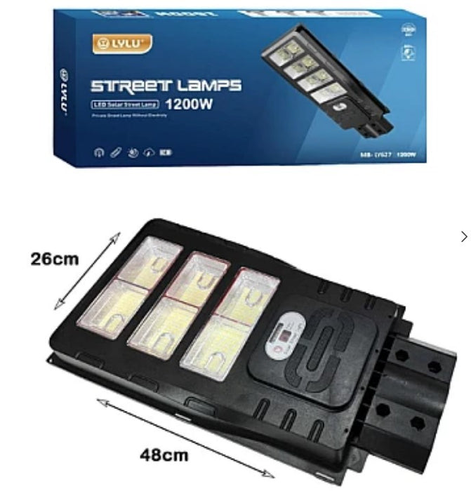 1200W MB LY627 Lamp Street με 6 κουτιά, με τηλεχειριστήριο