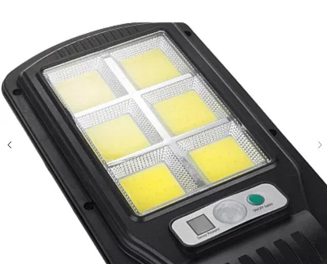 Lampa solara stradala 120 LED, montaj pe perete/zid sau gard