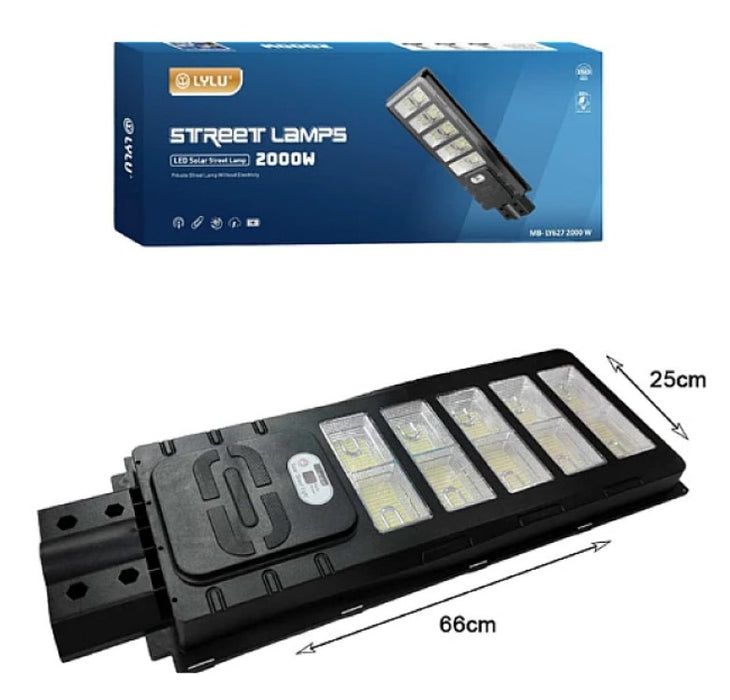 Street Solar Lamp 2000W MB LY627 με 10 κουτιά