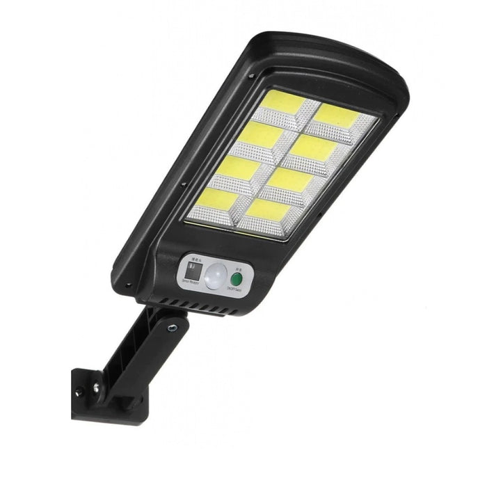 Set 3 x Street Solar Lamps, με 8 καρέ, 160 LED, 30W, επαγωγή, αισθητήρας κίνησης, για αυλή, σοκάκι