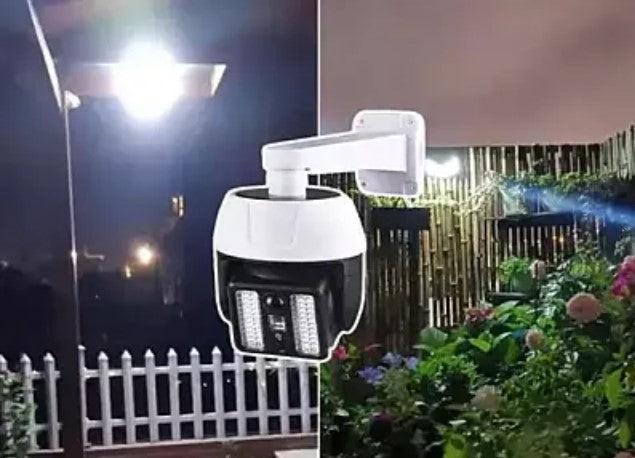 HW51182 SOLAR LAMP 66 SMD LED με αισθητήρα και τηλεχειριστήριο