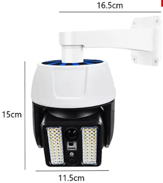 HW51182 SOLAR LAMP 66 SMD LED με αισθητήρα και τηλεχειριστήριο