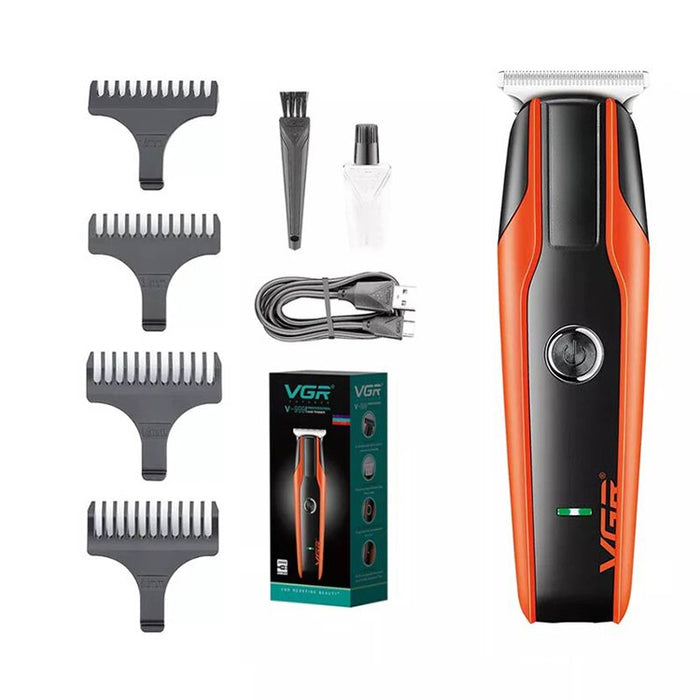 VGR V999 Trimmer, преносим, ​​USB зареждане, 5W, работи 2h, черно