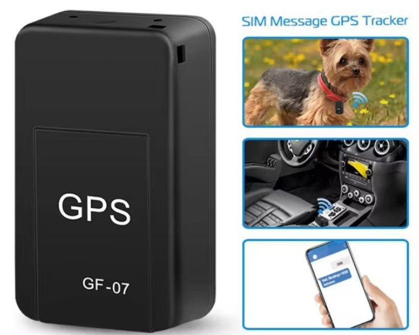 Mini GPS Tracker 3.5x2x1,4 cm, nyomkövető eszköz, stabil mágnesjavítás, SIM -kártyahasználat, fekete