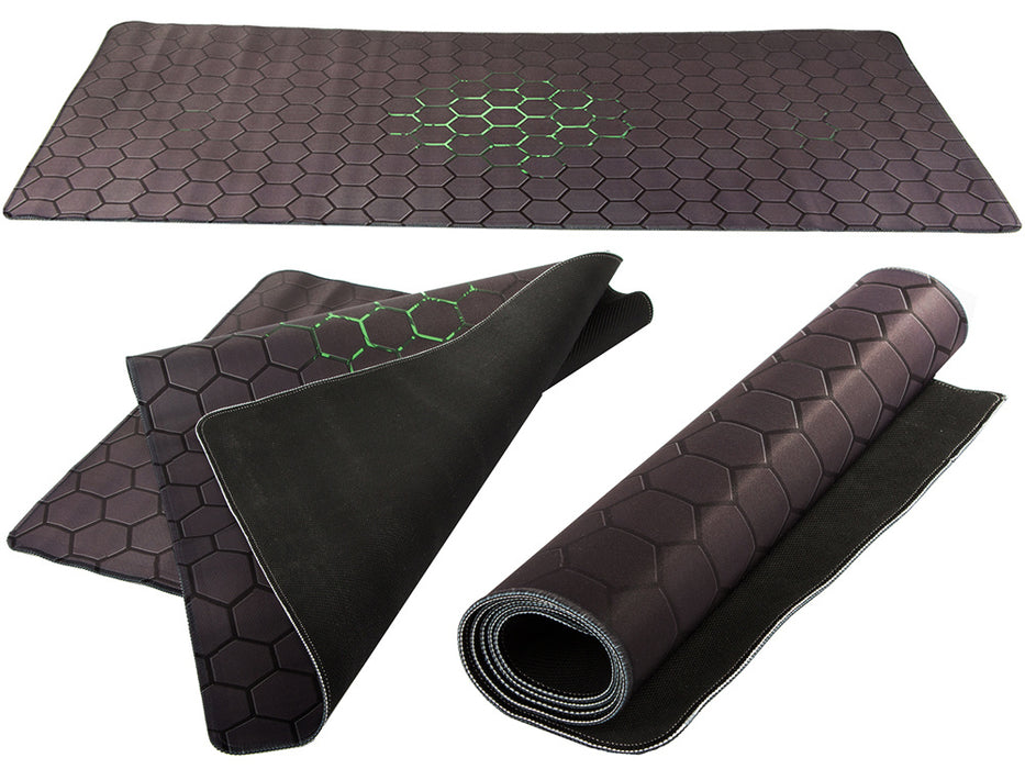 Mouse pad pentru gaming, Material flexibil si durabil, Dimensiuni 80x30 cm