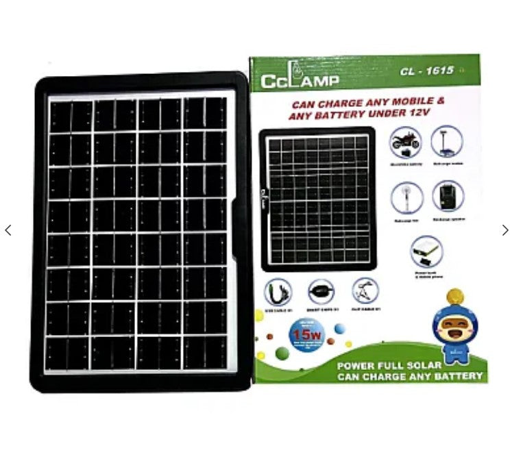 Panou solar portabil 36,5 cm x 25 cm CcLamp CL-1615