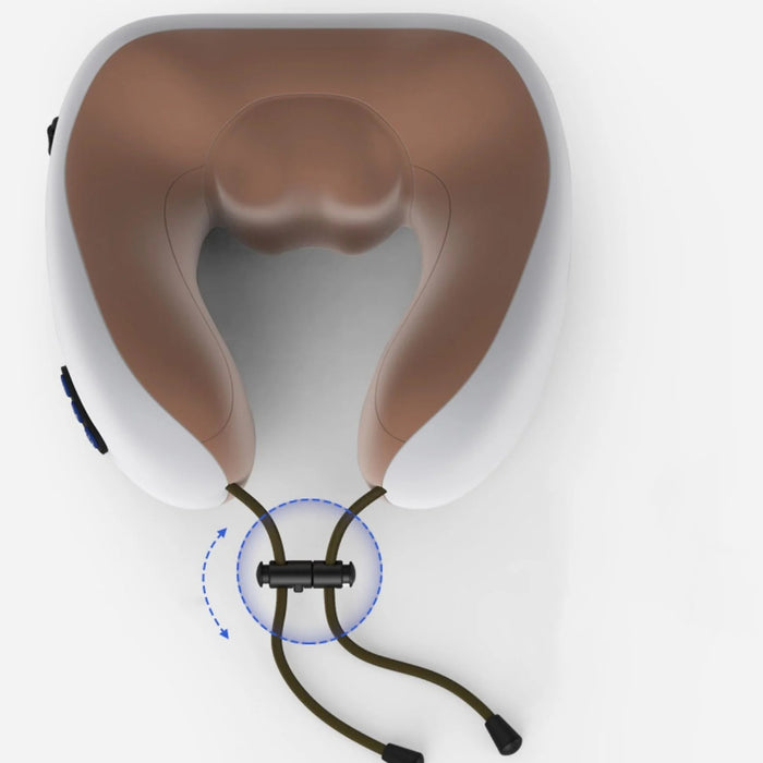 Електрическа цервикална възглавница с масаж на релаксация, намалява мускулното напрежение и дискомфорт