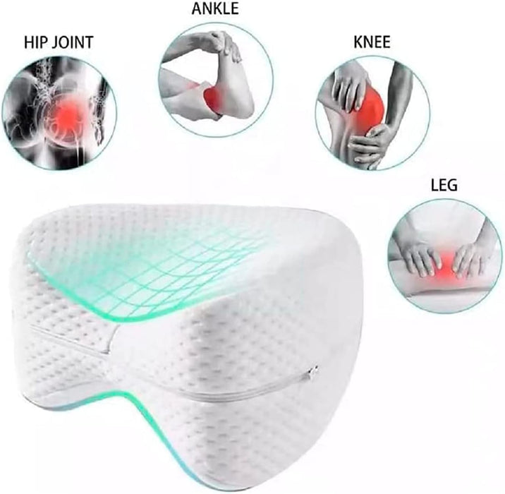 Васколастична възглавница за крака и колене, сън настрани, облекчава болката