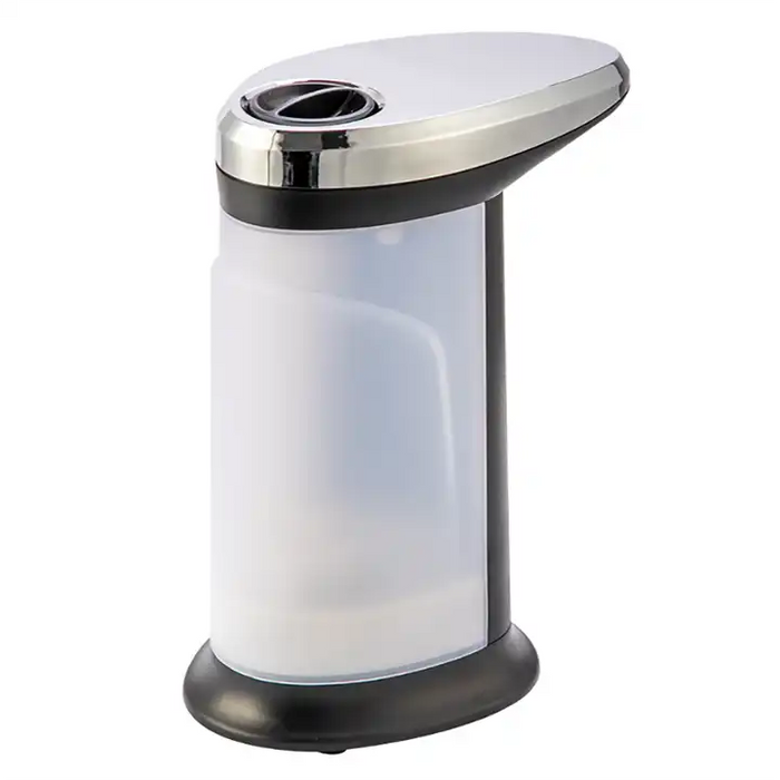 Автоматичен дозатор за сапун, капацитет на резервоара с 400 мл, бяло/черно
