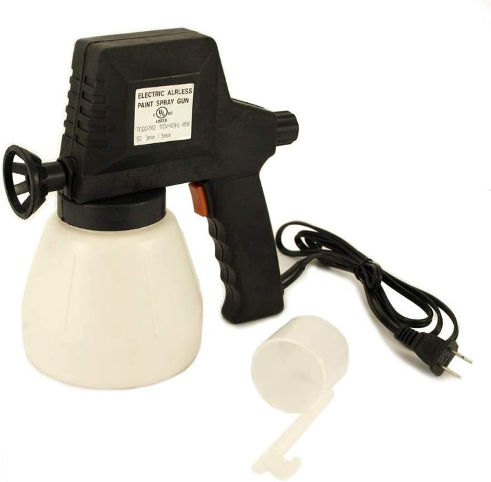 Pistol de vopsit electric, putere 45W, capacitate 600ml, negru-alb