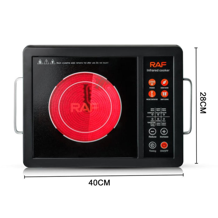 RAF R.8046 Electric Hob με υπέρυθρη ακτινοβολία θέρμανση και έλεγχο αφής, 3500W