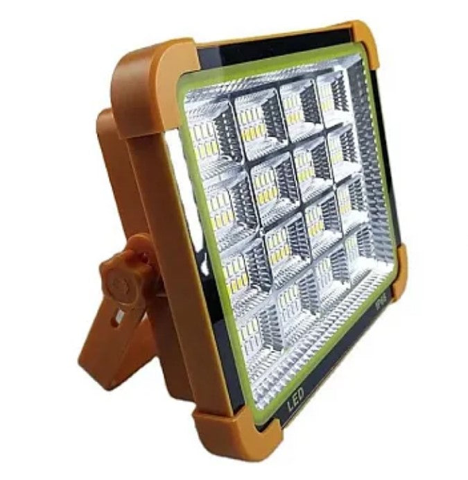 LED D9 Προβολέας με ηλιακό πίνακα, 100 W, με λειτουργία φόρτισης τηλεφώνου