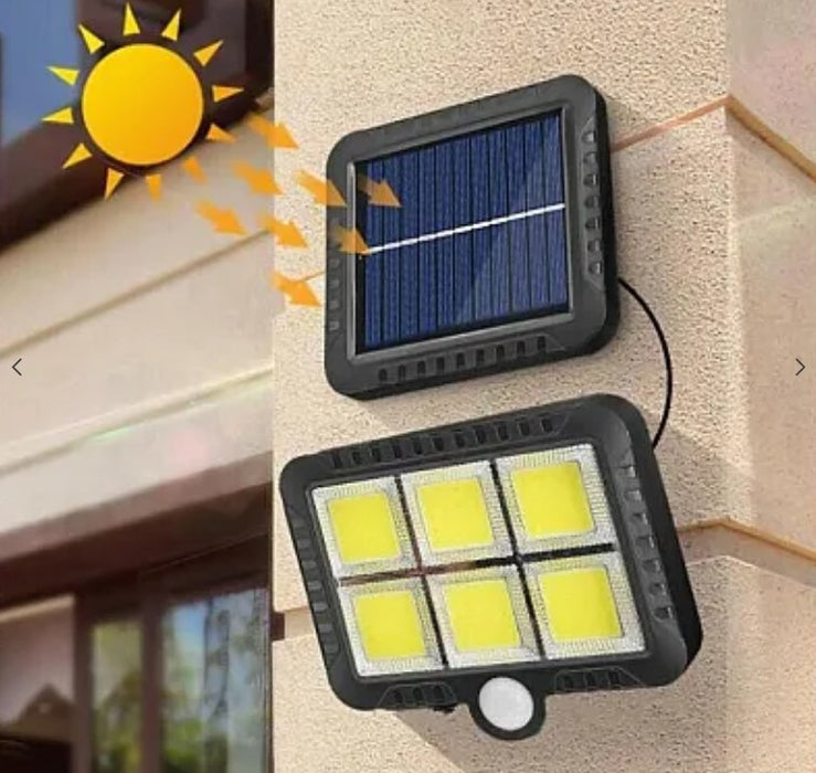 Solar Projector 10W 6 Casette COB-F120 Φως και αισθητήρας κίνησης