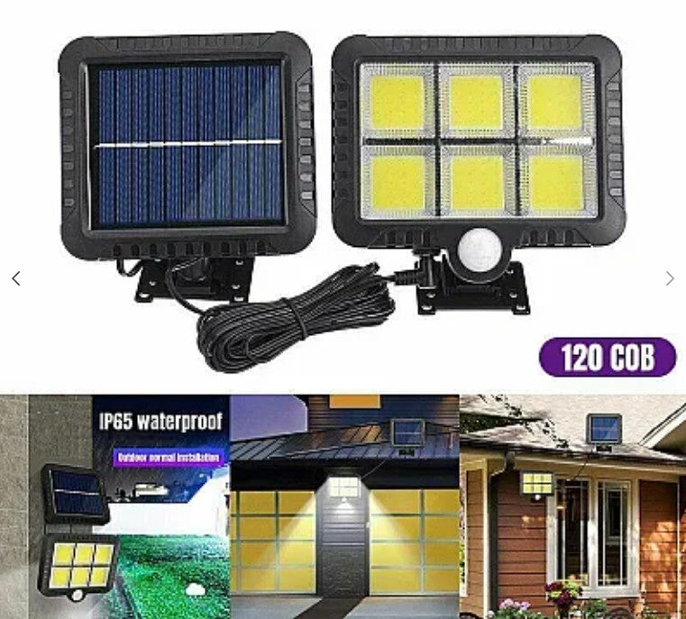 Solar Projector 10W 6 Casette COB-F120 Φως και αισθητήρας κίνησης