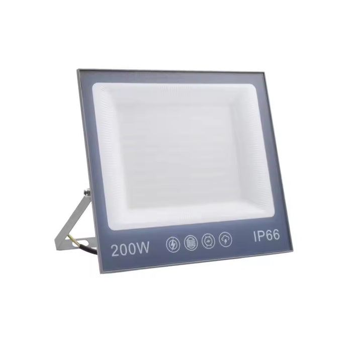 Proiector cu LED-uri de 200W, 20000LM, pentru exterior sau interior, IP66, din sticlă mată anti-orbire