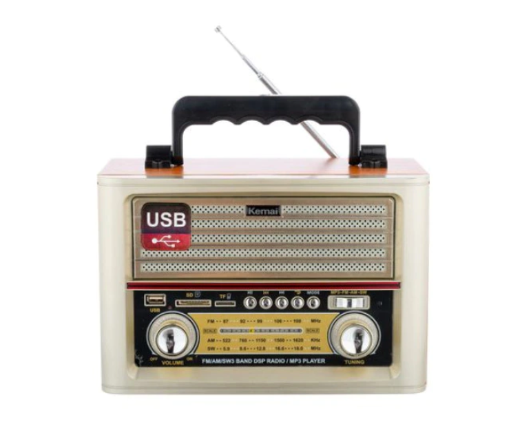 Radio portabil bluetooth cu design retro modern, cu Telecomanda