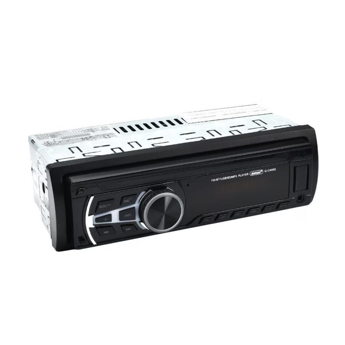 Radio CA002 CAR με Bluetooth και Remote Control, Βοηθητικό, USB/TF Card, Black