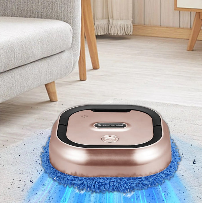 Intelligens MOP robot QSD003, 5,4W, USB, újratölthető, nedves vagy száraz, csendes