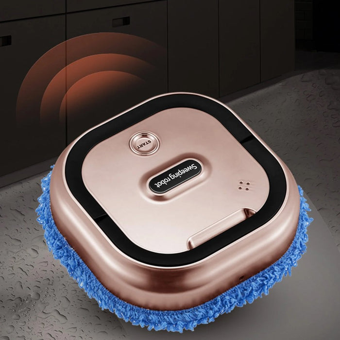 Intelligens MOP robot QSD003, 5,4W, USB, újratölthető, nedves vagy száraz, csendes