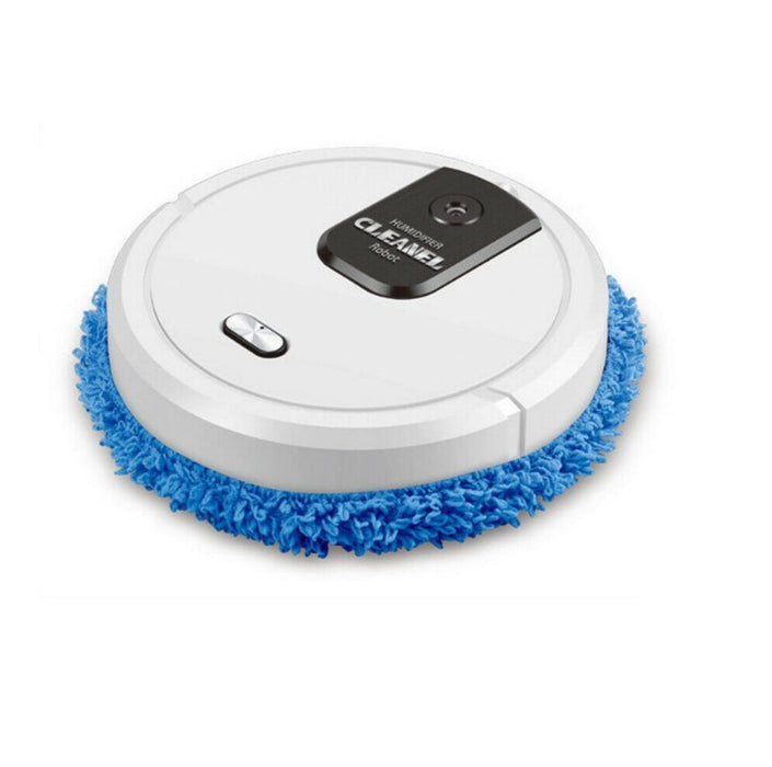 Robot curtenie Smart Mop, fara fir, cu functie de umidifcator, 2 Lavete din microfibra incluse, alb