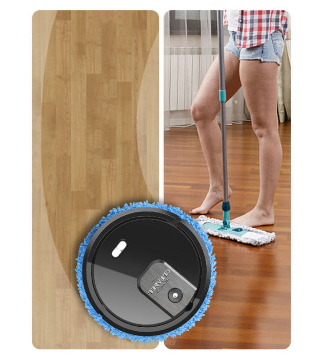 Smart MOP, ρομπότ ασύρματης αυλής, με λειτουργία υγραντήρα, 2 υφάσματα μικροϊνών, λευκό