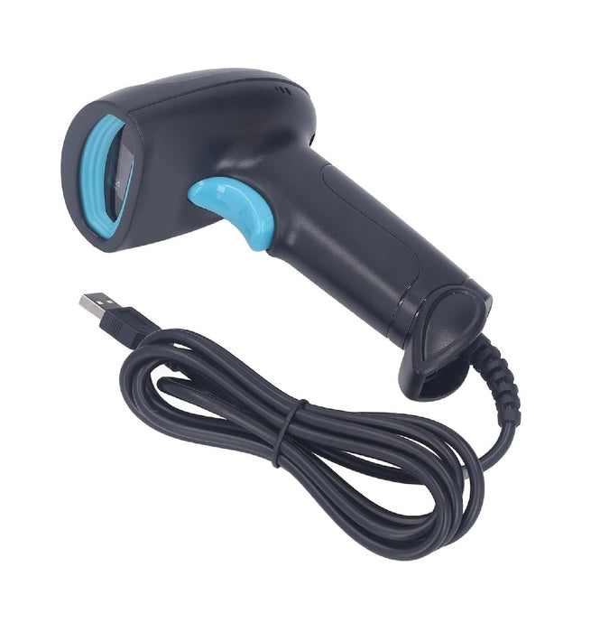 Scanner coduri de bare 1D, 2D si QR Q-SM3B Andowl, cu cablu, IP54, indicator LED, USB, ABS, negru