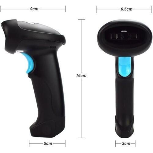 Scanner coduri de bare 1D, 2D si QR Q-SM3B Andowl, cu cablu, IP54, indicator LED, USB, ABS, negru