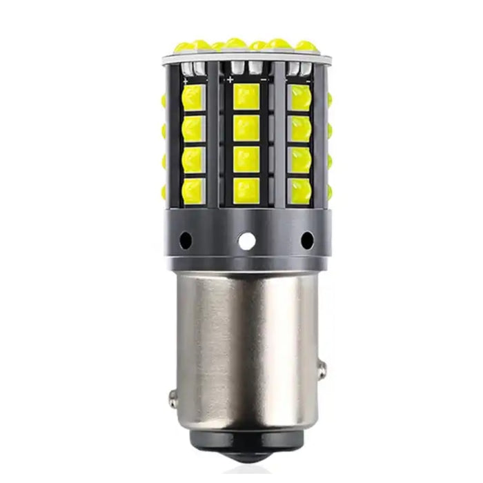 Σετ 2 LED 1156 λαμπτήρες αυτοκινήτων με 44 LED SMD, Canbus, 12V, 6000K, White Light