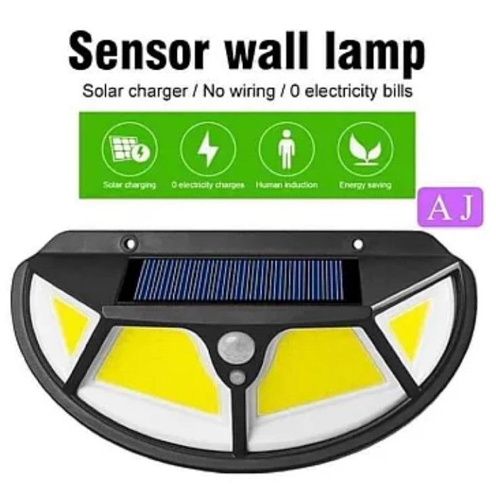 Set 2 x Lampa solara SH -122 LED COB cu senzor de miscare si lumina 3 moduri ILUMINARE