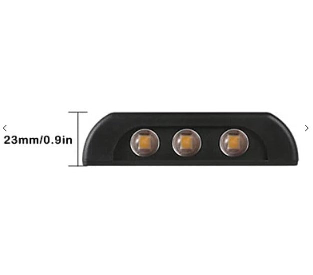 Set 2 Lampi Solare de Perete cu 3 led Iluminare Sus Jos