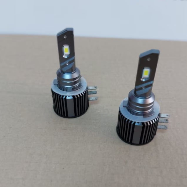 2 LED-es izzó, H15, Canbus, 120W, 12000 lm, hiba nélkül, fehérvörös fény